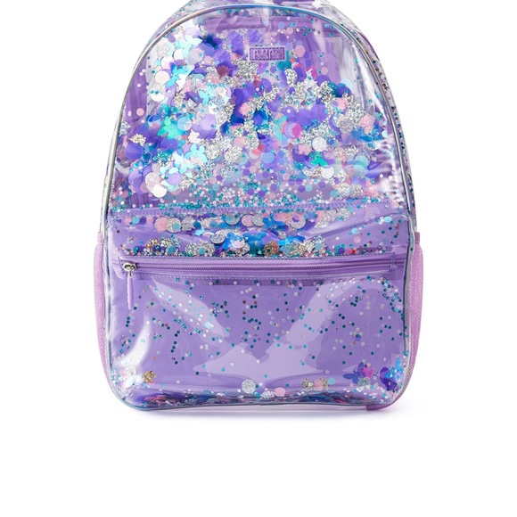 Packed Party Purple and Blue Glitter Kids Backpack Set - Picture 6 of 11